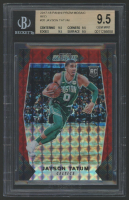 Jayson Tatum 2017-18 Panini Prizm Mosaic Red #20 (BGS 9.5) at PristineAuction.com