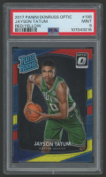 Jayson Tatum 2017 Donruss Optic Red Yellow #198 (PSA 9) at PristineAuction.com