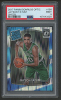 Jayson Tatum 2017 Donruss Optic RR Shock #198 (PSA 9) at PristineAuction.com