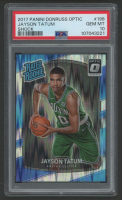 Jayson Tatum 2017 Donruss Optic RR Shock #198 (PSA 9) at PristineAuction.com