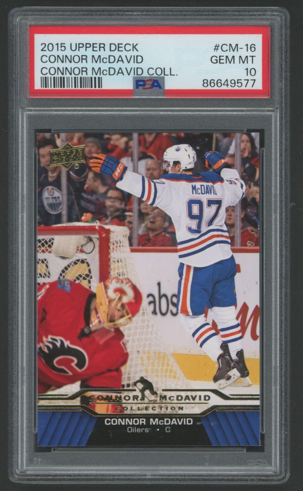 Connor McDavid 2015-16 Upper Deck Connor McDavid Collection #16 (PSA 10) at PristineAuction.com Connor McDavid 2015-16 Upper Deck Connor McDavid Collection #16 (PSA 10) at PristineAuction.com