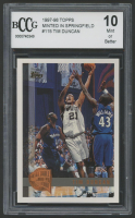 Tim Duncan 1997-98 Topps Minted in Springfield #115 (BCCG 10) at PristineAuction.com