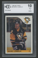 Mario Lemieux 1985-86 Topps #9 RC (BCCG 10) at PristineAuction.com