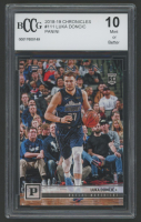 Luka Doncic 2018-19 Panini Chronicles #111 RC (BCCG 10) at PristineAuction.com