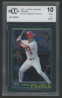 Albert Pujols 2001 Topps Traded Chrome #T247 (BCCG 10) at PristineAuction.com