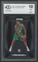 Jayson Tatum 2017-18 Prizm #16 (BCCG 10) at PristineAuction.com