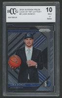 Luka Doncic 2018-19 Prizm Luck Of The Lottery #3 (BCCG 10) at PristineAuction.com