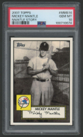 Mickey Mantle 2007 Topps Story #14 (PSA 10) at PristineAuction.com