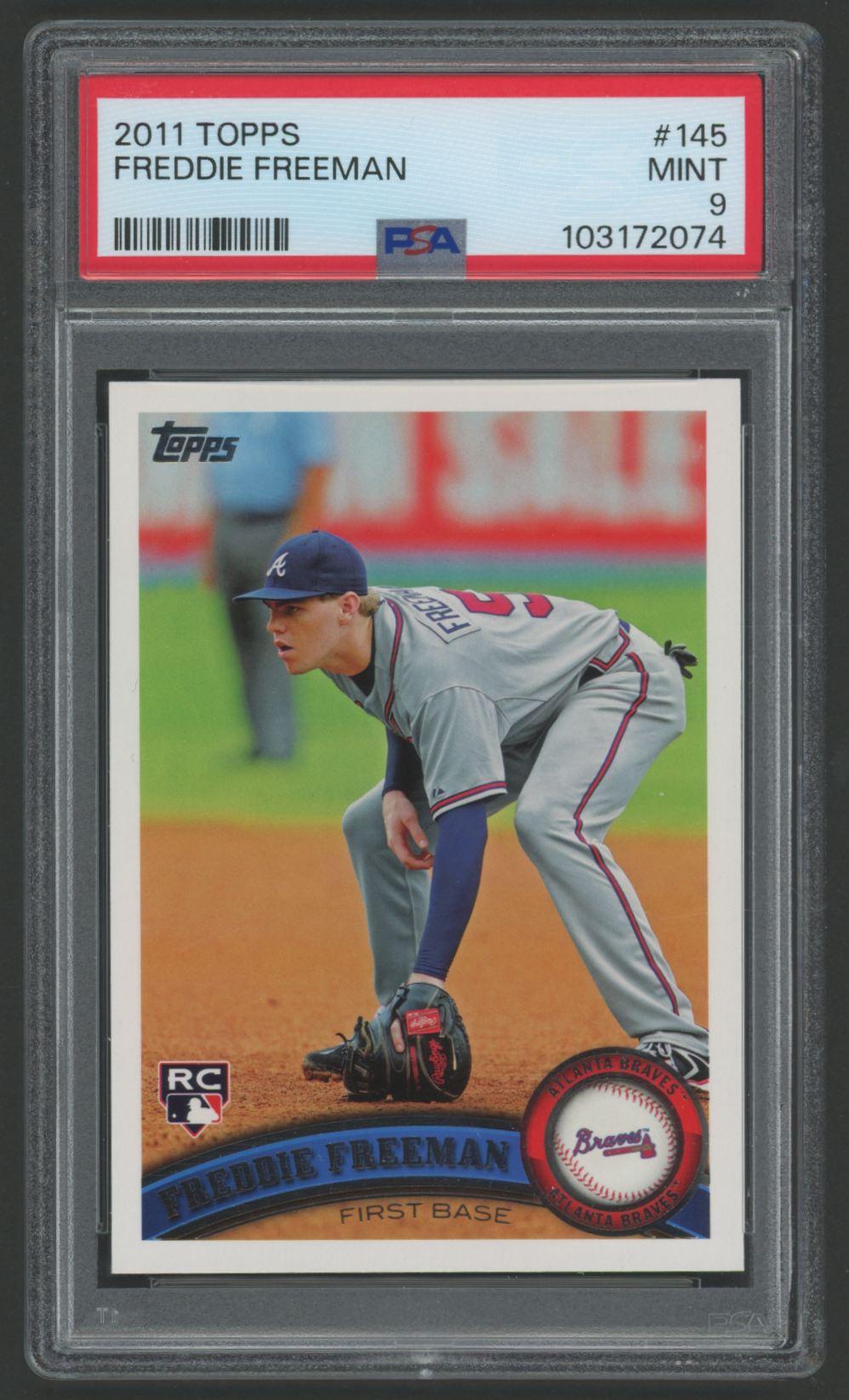 Freddie Freeman 2011 Topps #145 RC (PSA 9) at PristineAuction.com Freddie Freeman 2011 Topps #145 RC (PSA 9) at PristineAuction.com