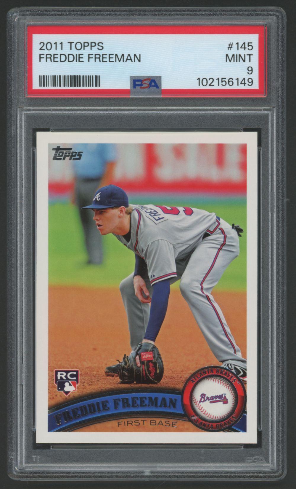 Freddie Freeman 2011 Topps #145 RC (PSA 9) at PristineAuction.com Freddie Freeman 2011 Topps #145 RC (PSA 9) at PristineAuction.com