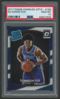 DeAaron Fox 2017 Donruss Optic RR #196 (PSA 10) at PristineAuction.com
