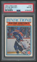 Wayne Gretzky 1982 O-Pee-Chee In Action IA #107 (PSA 8) at PristineAuction.com