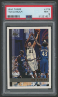 Tim Duncan 1997-98 Topps #115 (PSA 9) at PristineAuction.com