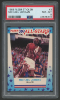 Michael Jordan 1989 Fleer Sticker #3 (PSA 8) at PristineAuction.com