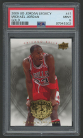 Michael Jordan 2009-10 Upper Deck Michael Jordan Legacy Collection Gold #41 (PSA 9) at PristineAuction.com