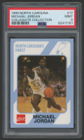 Michael Jordan 1990 Collegiate Collection North Carolina #17 (PSA 9) at PristineAuction.com