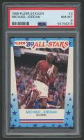 Michael Jordan 1989 Fleer Sticker #3 (PSA 8) at PristineAuction.com