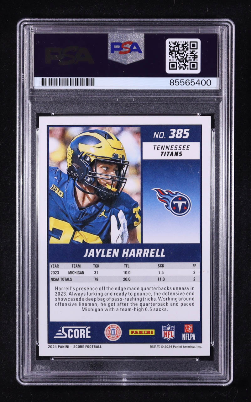 Jaylen Harrell Signed 2004 Score #385 RC (PSA) at PristineAuction.com Jaylen Harrell Signed 2004 Score #385 RC (PSA) at PristineAuction.com