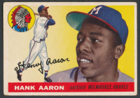 Hank Aaron 1955 Topps #47 at PristineAuction.com