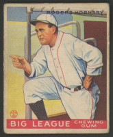Rogers Hornsby 1933 Goudey #188 at PristineAuction.com