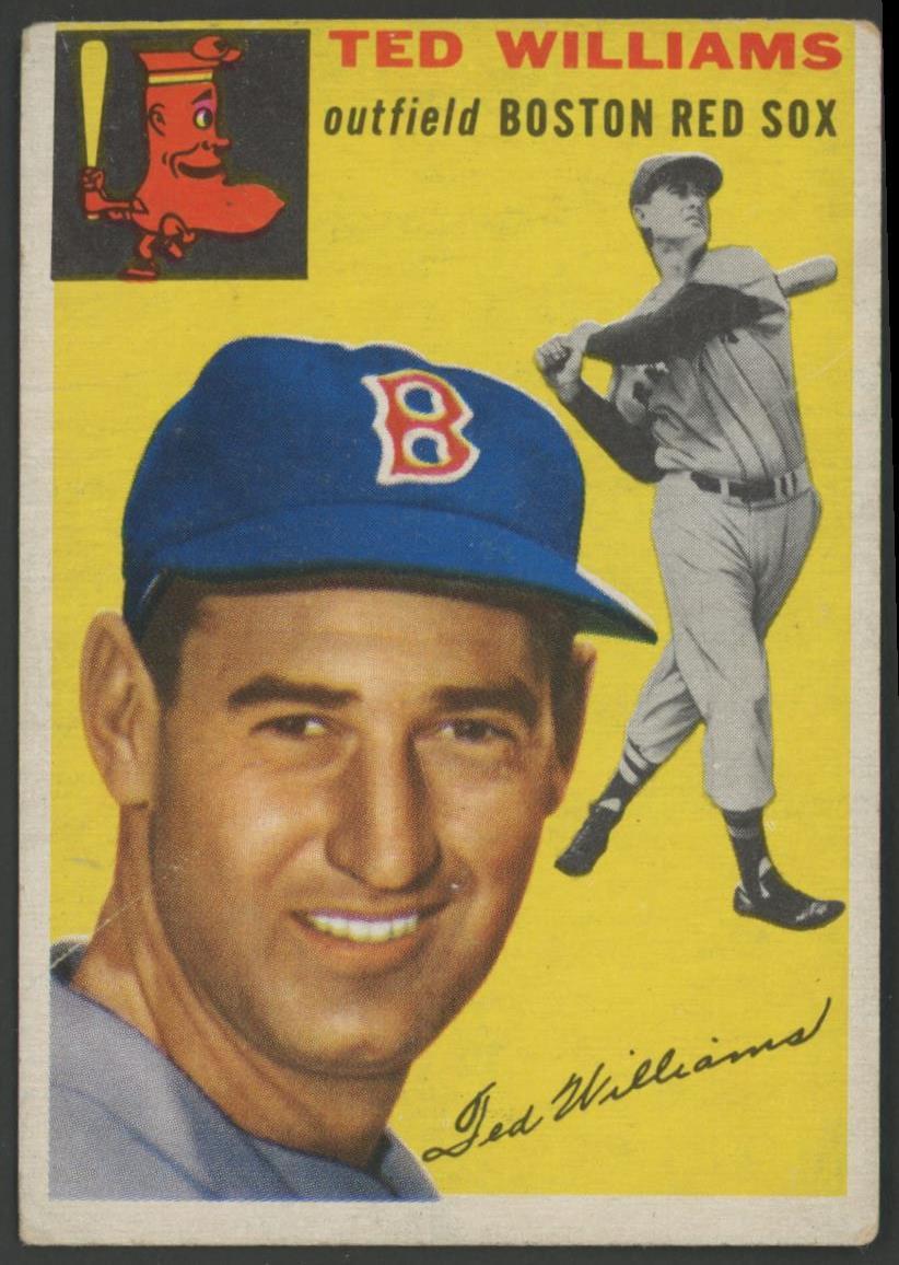 Ted Williams 1954 Topps #250 at PristineAuction.com Ted Williams 1954 Topps #250 at PristineAuction.com