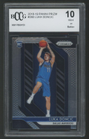 Luka Doncic 2018 Panini Prizm #280 (BCCG 10) at PristineAuction.com