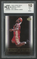 Lebron James 2003 Upper Deck Lebron James Box Set #18 RC (BCCG 10) at PristineAuction.com