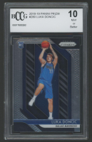 Luka Doncic 2018 Panini Prizm #280 (BCCG 10) at PristineAuction.com