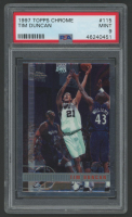 Tim Duncan 1997-98 Topps Chrome #115 RC (PSA 9) at PristineAuction.com