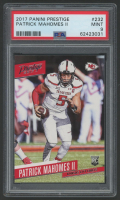 Patrick Mahomes II 2017 Prestige #232 RC (PSA 9) at PristineAuction.com