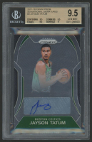 Jayson Tatum 2017-18 Panini Prizm Sensational Signatures #3 (BGS 9.5 | Autograph Graded 9) at PristineAuction.com