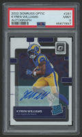 Kyren Williams 2022 Donruss Optic Autographs RR #281 #15/150 (PSA 9) at PristineAuction.com