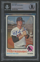 Carl Yastrzemski Signed 1973 Topps #245 (BGS) at PristineAuction.com