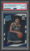 Donovan Mitchell 2017 Donruss Optic RR #188 RC (PSA 10) at PristineAuction.com