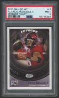 Patrick Mahomes II 2017 SAGE Hit Premier Draft #43 (PSA 9) at PristineAuction.com