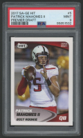 Patrick Mahomes II 2017 SAGE HIT Premier Draft #5 (PSA 9) at PristineAuction.com