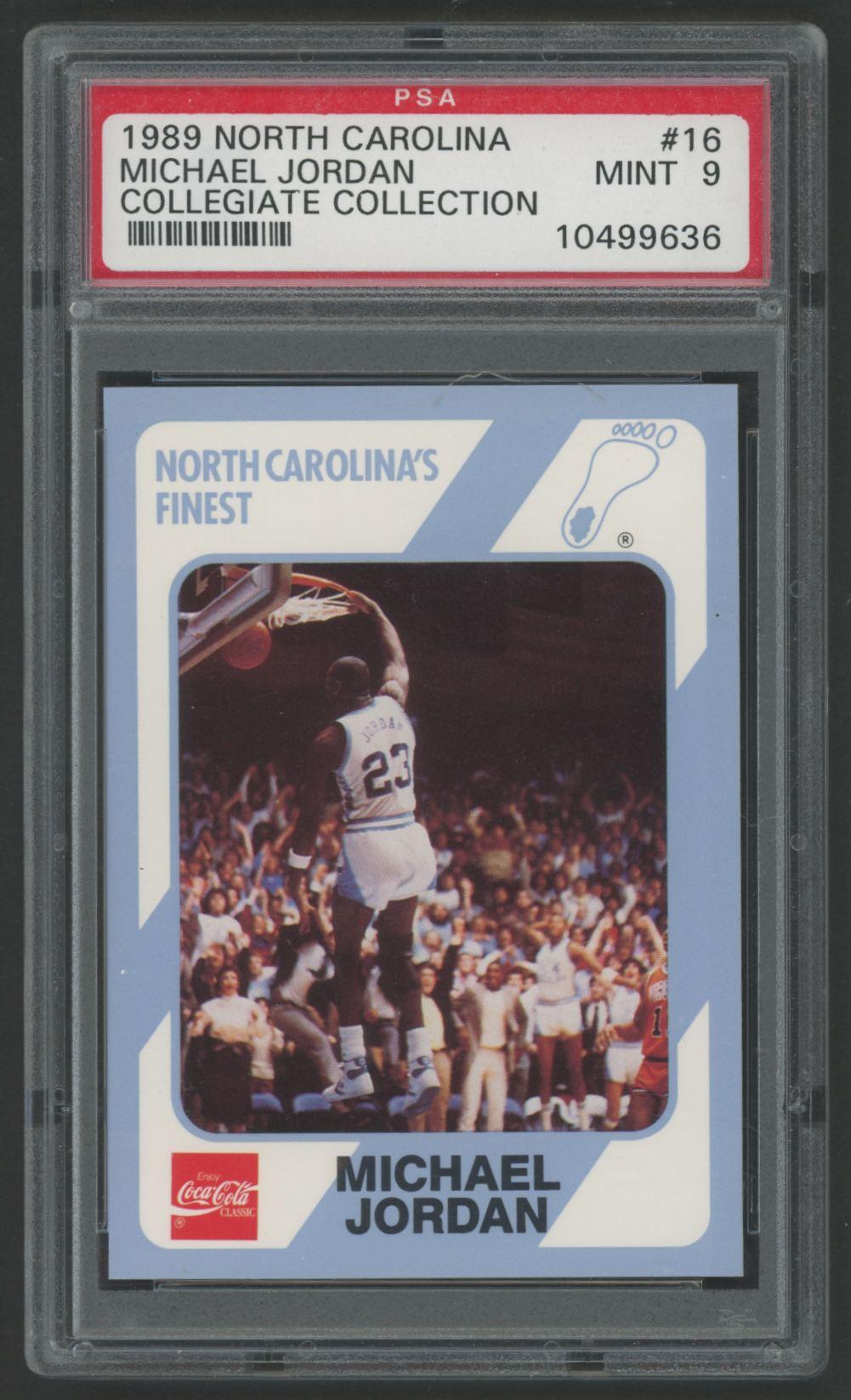 Michael Jordan 1989 North Carolina Collegiate Collection #16 (PSA 9) at PristineAuction.com Michael Jordan 1989 North Carolina Collegiate Collection #16 (PSA 9) at PristineAuction.com