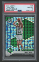 Larry Bird 2020 Mosaic Reactive Blue #295 (PSA 10) at PristineAuction.com