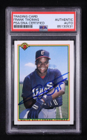 Frank Thomas Signed 1990 Bowman #320 RC (PSA) at PristineAuction.com