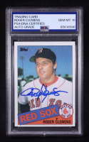 Roger Clemens Signed 1985 Topps #181 RC (PSA | Auto Grade 10) at PristineAuction.com