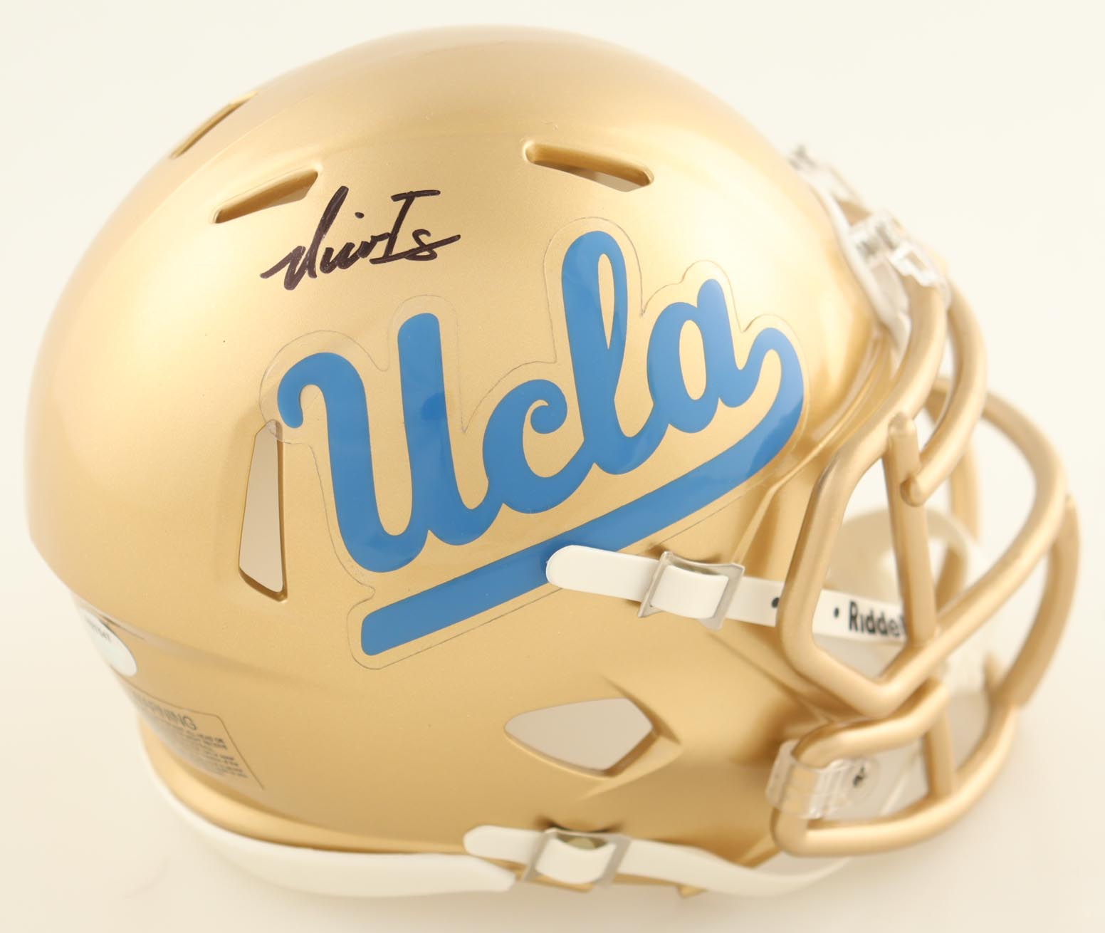 Nico Iamaleava Signed UCLA Bruins Speed Mini Helmet (Schwartz) at PristineAuction.com Nico Iamaleava Signed UCLA Bruins Speed Mini Helmet (Schwartz) at PristineAuction.com