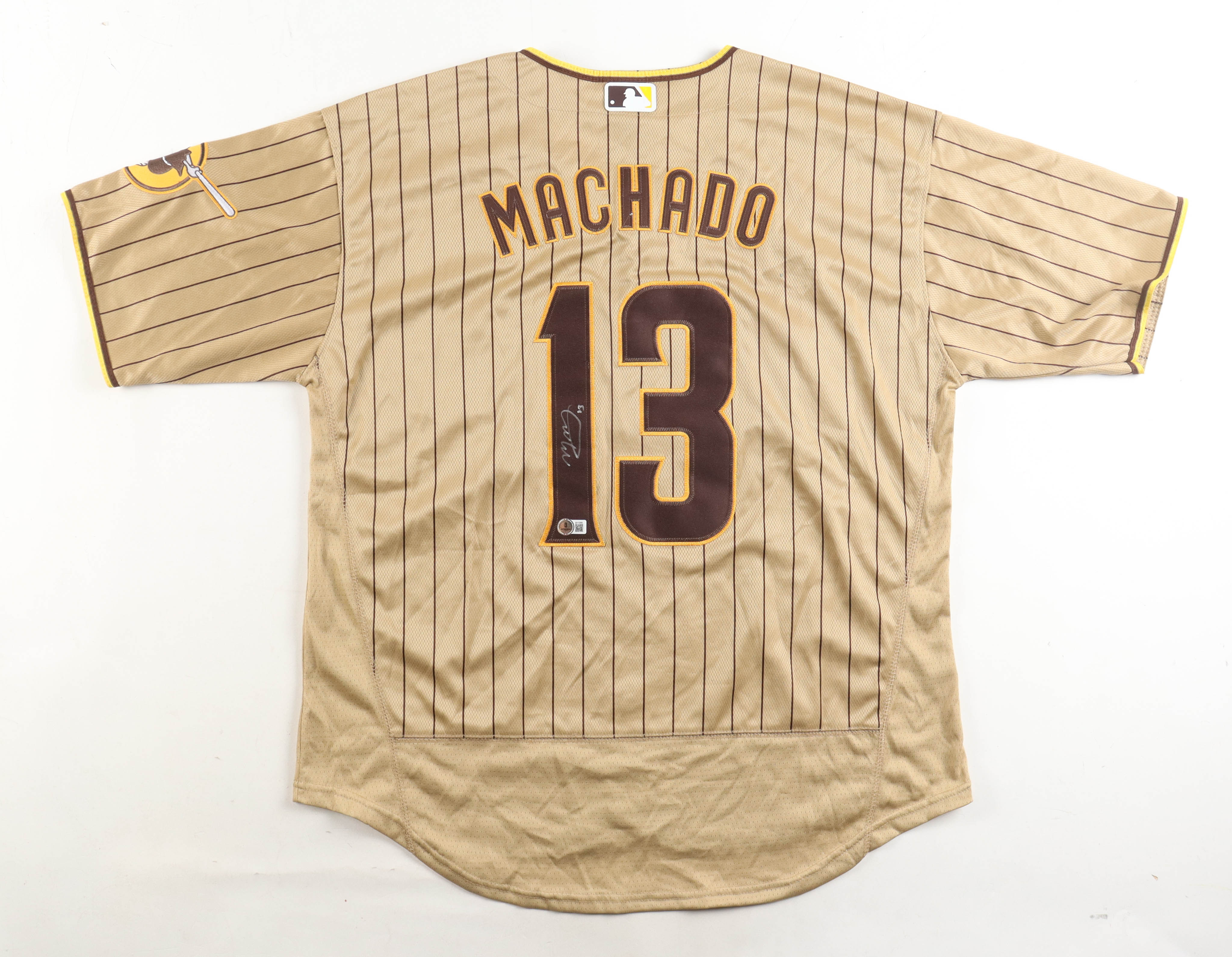 Manny Machado Signed Padres Nike Authentic Jersey (Beckett) at PristineAuction.com Manny Machado Signed Padres Nike Authentic Jersey (Beckett) at PristineAuction.com