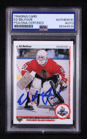 Ed Belfour Signed 1990-91 Upper Deck #55 RC (PSA) at PristineAuction.com