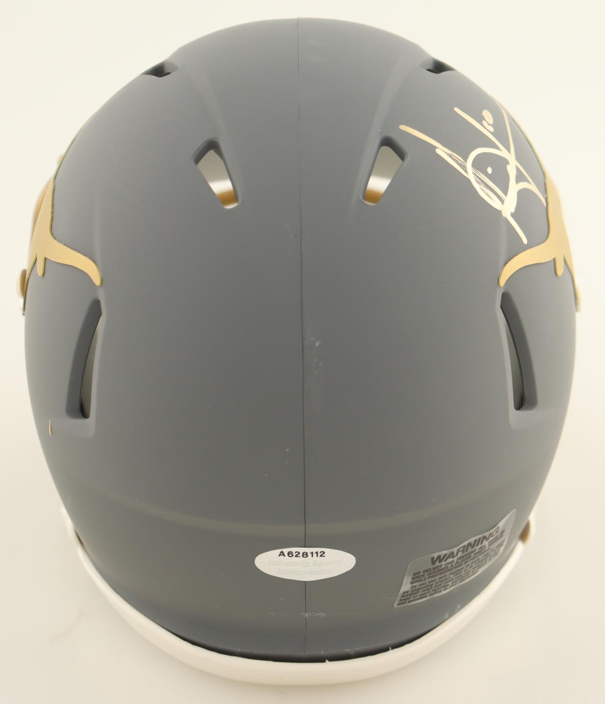 Vince Young Signed Texas Longhorns Slate Alternate Speed Mini Helmet (Schwartz) at PristineAuction.com Vince Young Signed Texas Longhorns Slate Alternate Speed Mini Helmet (Schwartz) at PristineAuction.com