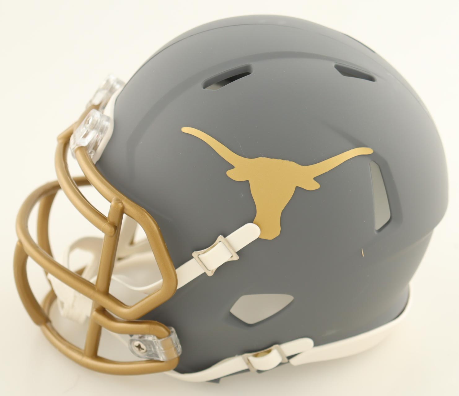 Vince Young Signed Texas Longhorns Slate Alternate Speed Mini Helmet (Schwartz) at PristineAuction.com Vince Young Signed Texas Longhorns Slate Alternate Speed Mini Helmet (Schwartz) at PristineAuction.com