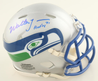 Walter Jones Signed Seahawks Throwback Speed Mini Helmet Inscribed "HOF '14" (Schwartz) at PristineAuction.com