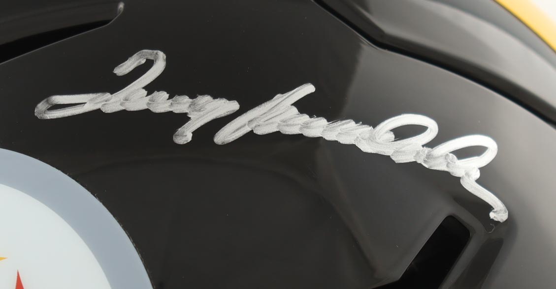 Terry Bradshaw Signed Steelers Mid-Size SpeedFlex Helmet With Visor (Beckett) at PristineAuction.com Terry Bradshaw Signed Steelers Mid-Size SpeedFlex Helmet With Visor (Beckett) at PristineAuction.com