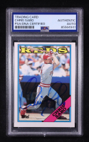 Chris Sabo Signed 1988 Topps Traded #98T RC (PSA) at PristineAuction.com
