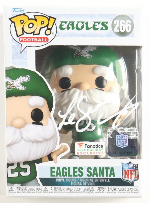 LeSean McCoy Signed Eagles #266 Eagles Santa Funko Pop! Vinyl Figure (Schwartz) at PristineAuction.com LeSean McCoy Signed Eagles #266 Eagles Santa Funko Pop! Vinyl Figure (Schwartz) at PristineAuction.com