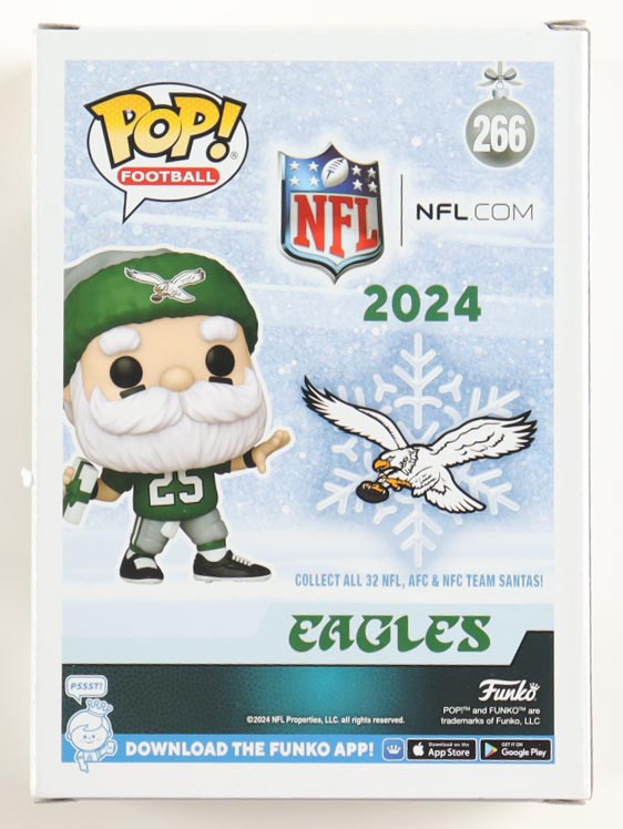 LeSean McCoy Signed Eagles #266 Eagles Santa Funko Pop! Vinyl Figure (Schwartz) at PristineAuction.com LeSean McCoy Signed Eagles #266 Eagles Santa Funko Pop! Vinyl Figure (Schwartz) at PristineAuction.com